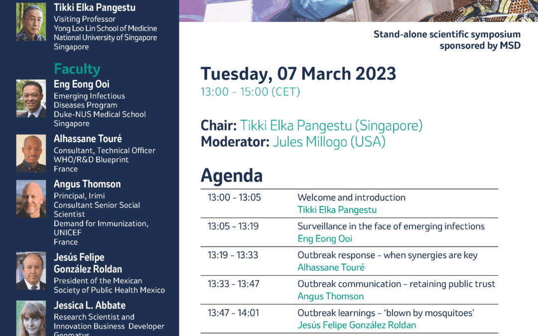 MSD Global Emerging Infectious Disease Symposium Webinar – Tuesday 7th March 2023